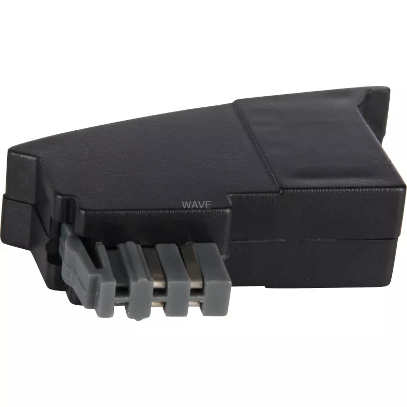Goobay 50308 adaptador telefónico TAE, enchufe TAE-N a toma RJ11, negro