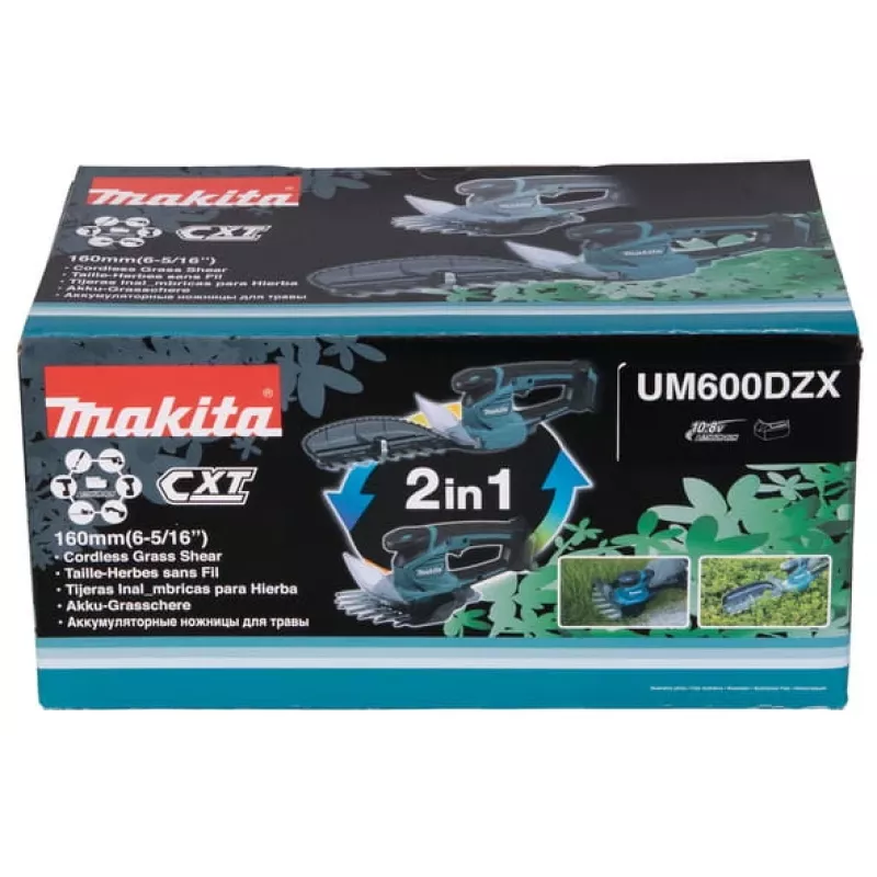 Makita UM600DZX tijeras para hierba inalámbricas Negro, Azul 12 V