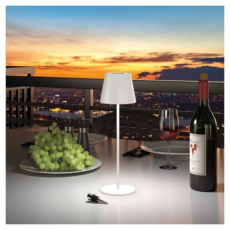 Lámpara de mesa LED RealPower TableLight 360 RGB 3W IP44 1800mAh