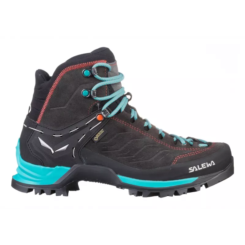 Salewa MTN Trainer Mid GTX Mujer Negro, Azul