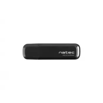 Lector de tarjetas NATEC Scarab 2 USB 3.2 Gen 1 Type-A — compatible con MicroSD/SD, 5000 Mbit/s, negro