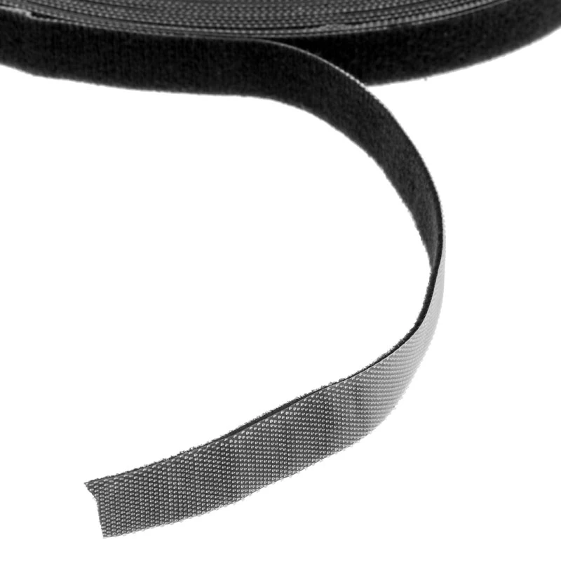 LABEL THE CABLE LTC PRO Roll Strap, rollo de cinta de velcro de doble cara, 25 m negro