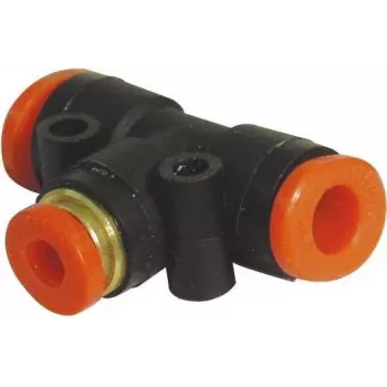 Conector en T Antari FTA-664 para conductos de fluido, conexiones 2×6 mm y 1×4 mm