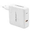 Qoltec Cargador GaN FAST 108W | 5-20V | 3-4.7A | USB C | blanco