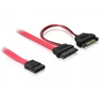 Cable SATA DeLOCK 84418 0,5 m rojo