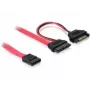 Cable SATA DeLOCK 84418 0,5 m rojo