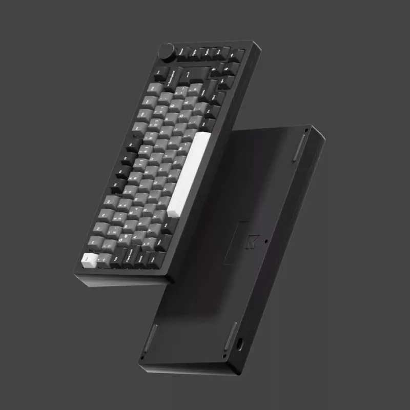 Teclado gaming mecánico AKKO MonsGeek M1W SP Rosa y Blanco inalámbrico RGB V3 Piano Pro Switch
