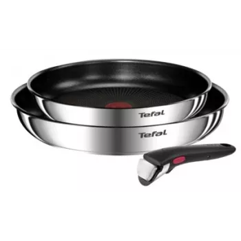 Tefal Ingenio Emotion L897S374 set de 3 sartenes, 24/28 cm con mango desmontable