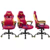 Silla gaming para PC Subsonic SA5573-W1 asiento acolchado azul rojo amarillo