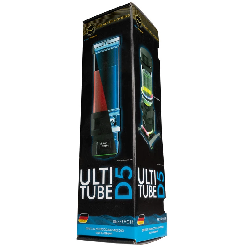 Aqua Computer ULTITUBE D5 200 Pro kit de refrigeración líquida para procesador negro, transparente 1 ud.