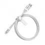 Cable USB-A a Lightning OTTERBOX 1 m — Cloud White, conector macho USB-A a conector macho Lightning