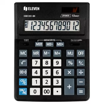 Eleven CDB1201-BK (EU) calculadora de oficina