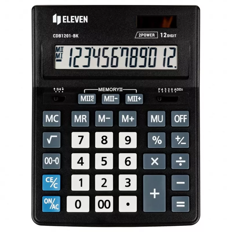 Eleven CDB1201-BK (EU) calculadora de oficina