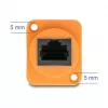 Cable de red DeLOCK 90804 0,3 m Cat5e U/UTP RJ-45 negro naranja