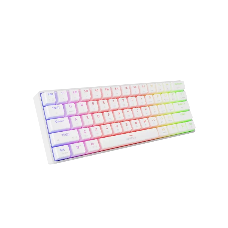 Teclado gaming genesis THOR 660 G2 — modo inalámbrico (2,4 GHz, Bluetooth) y con cable