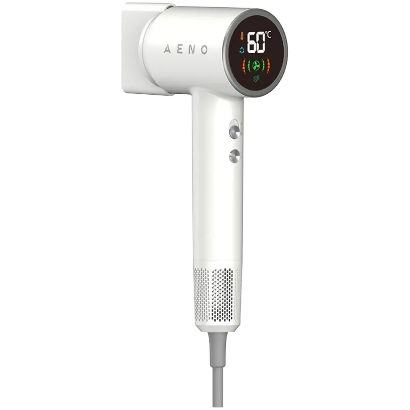 Secador de pelo de alta velocidad, 220V-240V~50-60Hz, 1500W, tecnología de iones, LCD, 6+ modos de circulación, 110.000 rpm, menos de 75 dB