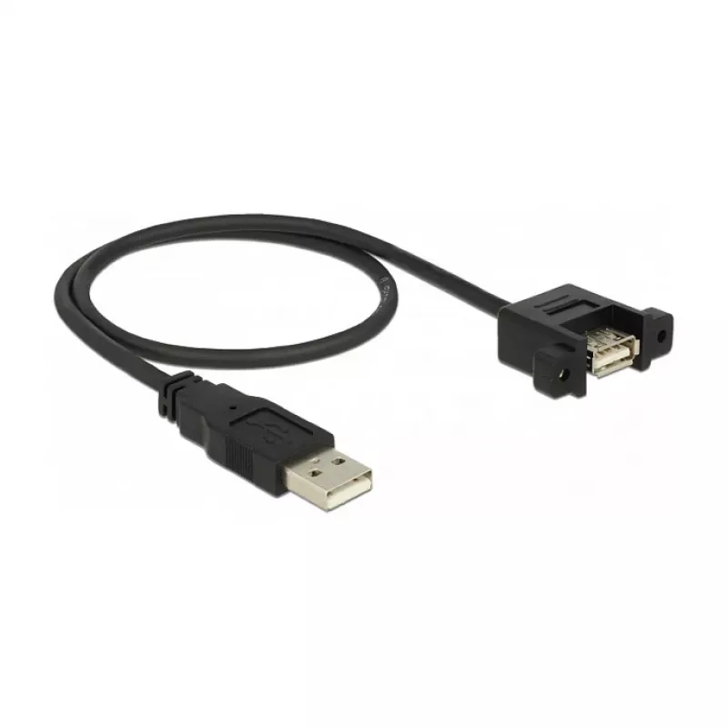 Cable USB DeLOCK 85461 USB 2.0 0,5 m negro
