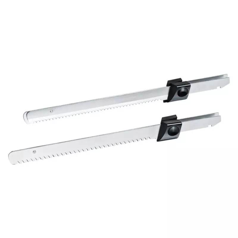 Cuchillo eléctrico Rommelsbacher EM 150 120 W – cuchillas de acero inoxidable, longitud útil de cuchilla 15 cm, negro