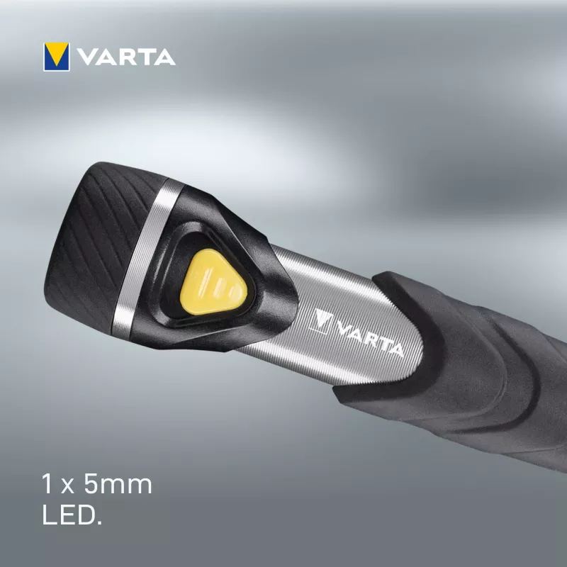Varta Day Light Key Chain Light - Luz parpadeante para llavero - Aluminio - Negro - ABS sintético - Aluminio - Goma - LED - 1 lámpara - 12 lm