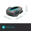 Cortacésped robot Gardena 15108-35 SILENO life 1500 m²