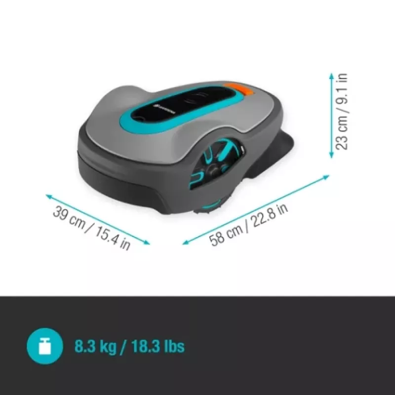 Cortacésped robot Gardena 15108-35 SILENO life 1500 m²