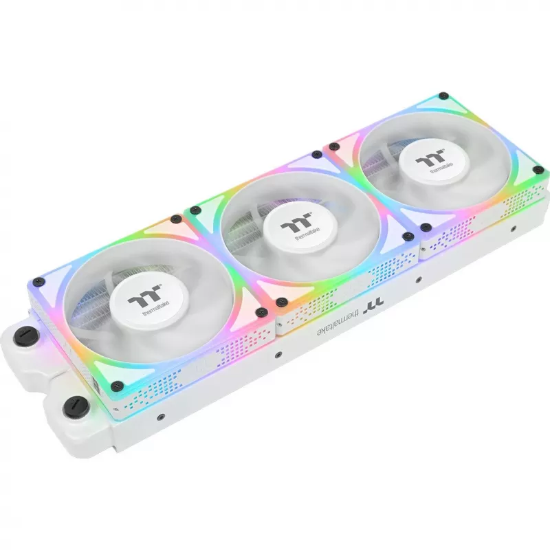 Pack de ventiladores THERMALTAKE TOUGHFAN EX 140 ARGB Sync White — 140 mm, pack de 3