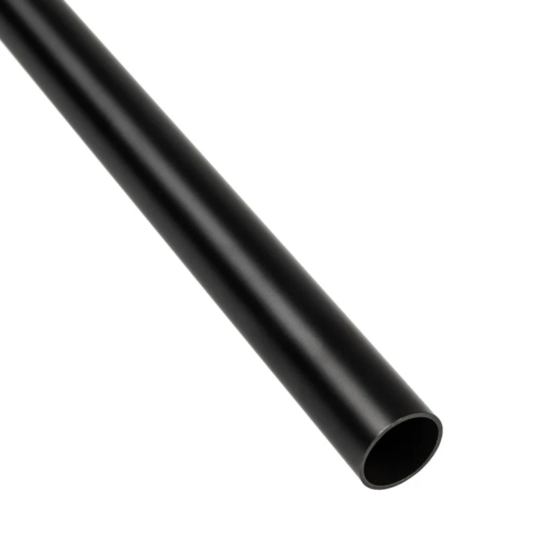Tubo rígido 14 mm DE, 500 mm — BitsPower Bitspower None Chamfer latón, negro carbón