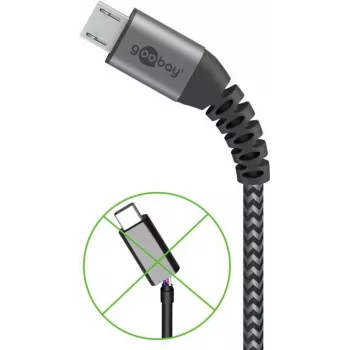 Wentronic 49273 cable para móvil gris