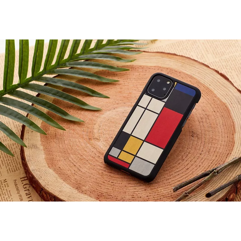 Funda para smartphone man and wood para iPhone 11 Pro Max — wood negro