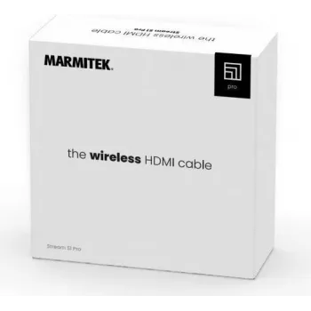 Cable HDMI inalámbrico Marmitek Stream S1 Pro 4K 60Hz - Extensor HDMI inalámbrico, hasta 30 m de alcance