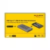Carcasa SSD DeLOCK 42027 Gris M.2 10 Gbit/s USB Type-C