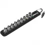 Belt A1 Zyklop Juego de vasos, 1/4 (negro, 10 piezas, con función de retención)