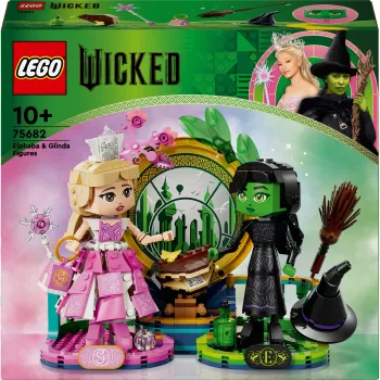 LEGO Wicked Figuras Elphaba y Glinda 75682 – Set de minifiguras de coleccionista