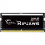 SO-DIMM 32 GB DDR5-5600 (2x 16 GB) Kit dual, memoria RAM negra, F5-5600S4040A16GX2-RS, Ripjaws, INTEL XMP