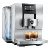 Cafetera superautomática JURA Z10 (EB) — depósito de agua de 2,4 L, molinillo integrado, 1450 W, aluminio/blanco