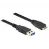 Cable USB DeLOCK 85073 USB 3.2 Gen 1, 1,5 m, USB A Micro-USB B, negro