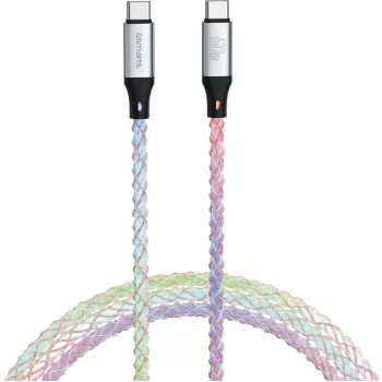 4smarts 541440 RGBCord cable de USB-C a USB-C, USB 2.0, 60W, 1,5 m