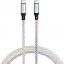 4smarts 541440 RGBCord cable de USB-C a USB-C, USB 2.0, 60W, 1,5 m