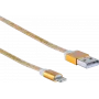 Cable Lightning ShiverPeaks BS14-50046 0,9 m dorado