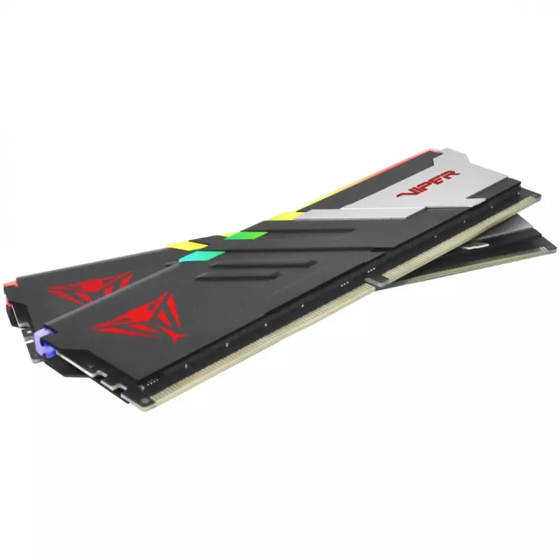 Patriot Memory DIMM 32 GB DDR5-6600 2x 16 GB Kit dual Negro Viper Venom RGB INTEL XMP