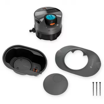 Aspersor circular Gardena AquaPrecise Negro Verde 1 ud.