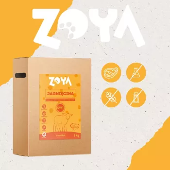 Comida seca para perros ZOYA ColdPRO Cordero 9 kg – alimento de mantenimiento para perros adultos, 26 % proteína, 9,5 % grasa, sin gluten ni soja
