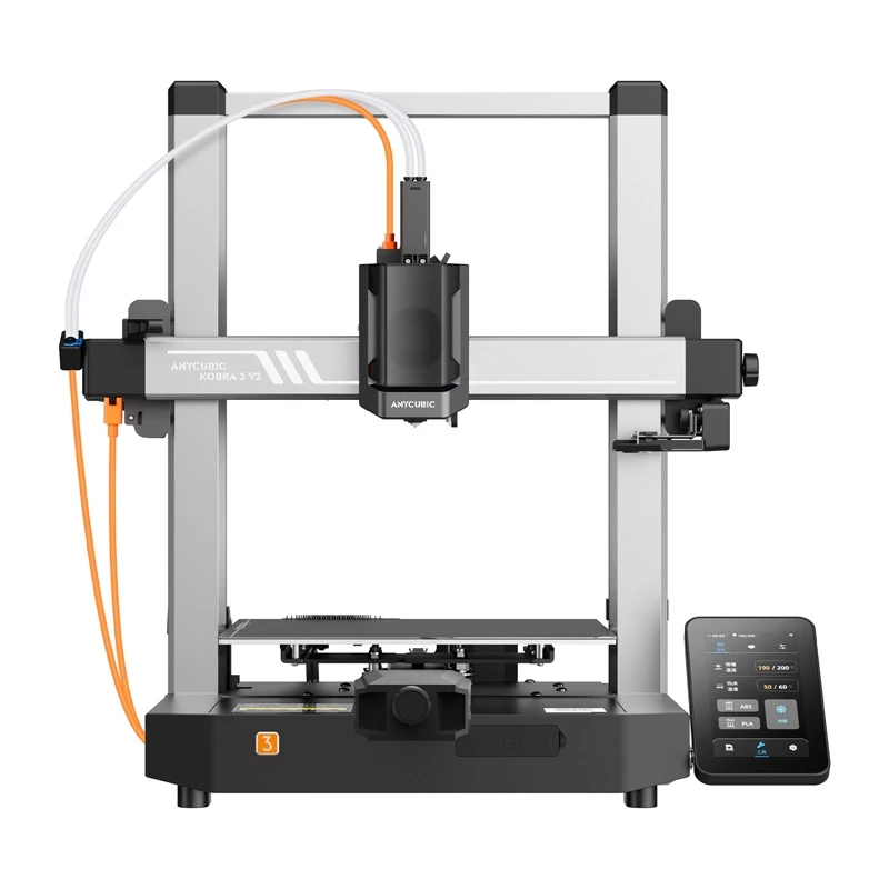 Impresora 3D AnyCubic Kobra 3 V2 (K3V2-IP-O) — volumen de impresión 235×235×250 mm