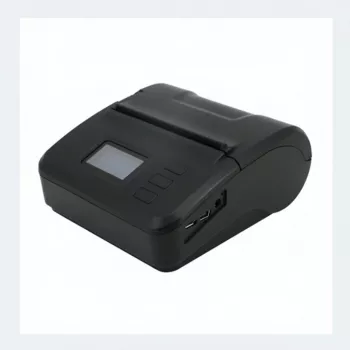 Impresora térmica móvil de recibos ALLNET ALL-PM01 — USB, RS232, Bluetooth, 80 mm, negra