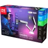 Soporte universal gaming para doble monitor (DM8220), soporte de monitor blanco, RGB