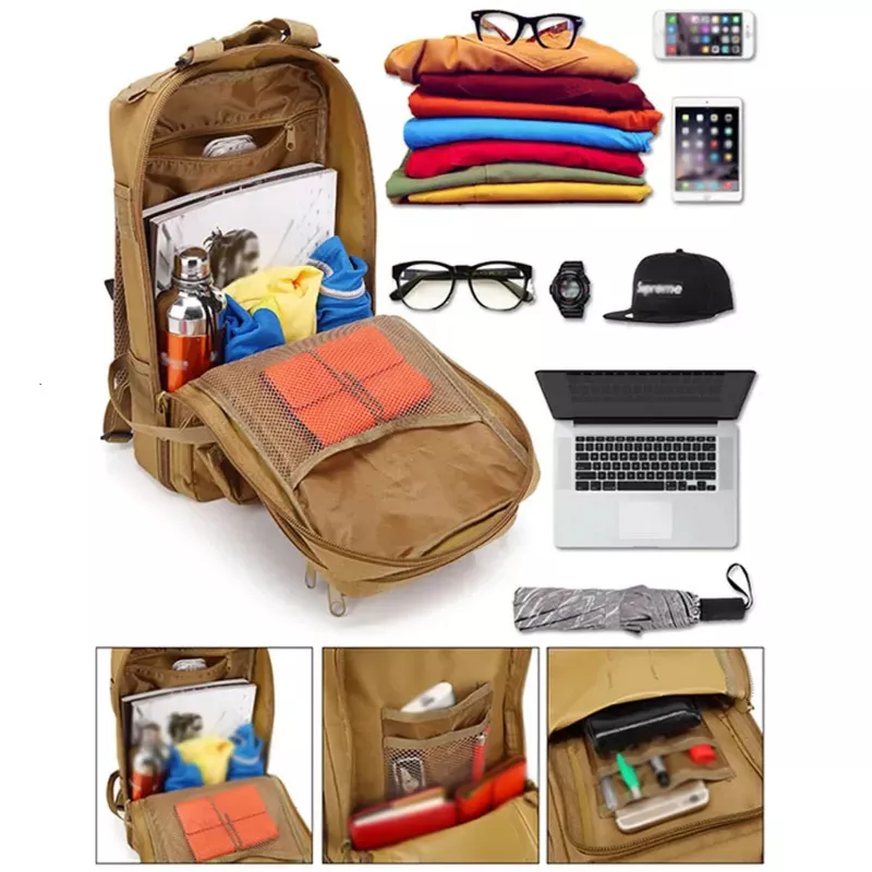 Extralink Military Tactical Backpack 30L - Bolsa de viaje militar
