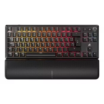 Teclado Corsair K70 CORE TKL Gaming USB + RF Wireless + Bluetooth QWERTZ alemán negro