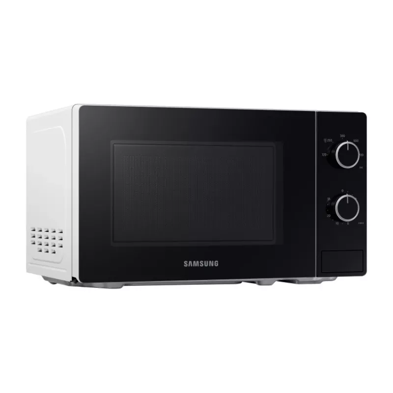 Microondas solo Samsung MS20A3010AH, encimera, capacidad 20 L, 700 W, mando giratorio, negro