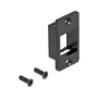 DELOCK 67336 Marco de encaje — zinc, negro, 19,1 × 35,5 × 9,8 mm