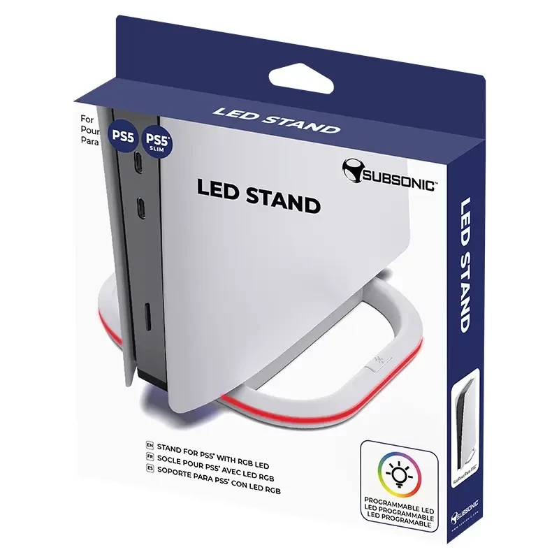 Soporte Subsonic SA5686 para PlayStation 5 blanco con cable